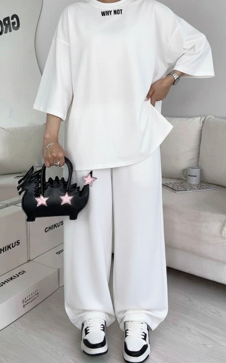 Chikus Why Not Signature Drop-Shoulder Set