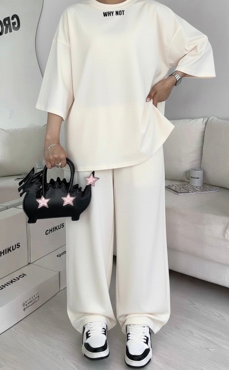 Chikus Why Not Signature Drop-Shoulder Set