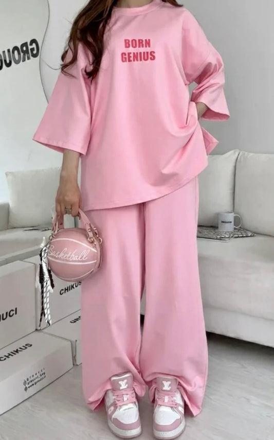 Chikus Born Genius Signature Drop-Shoulder Set