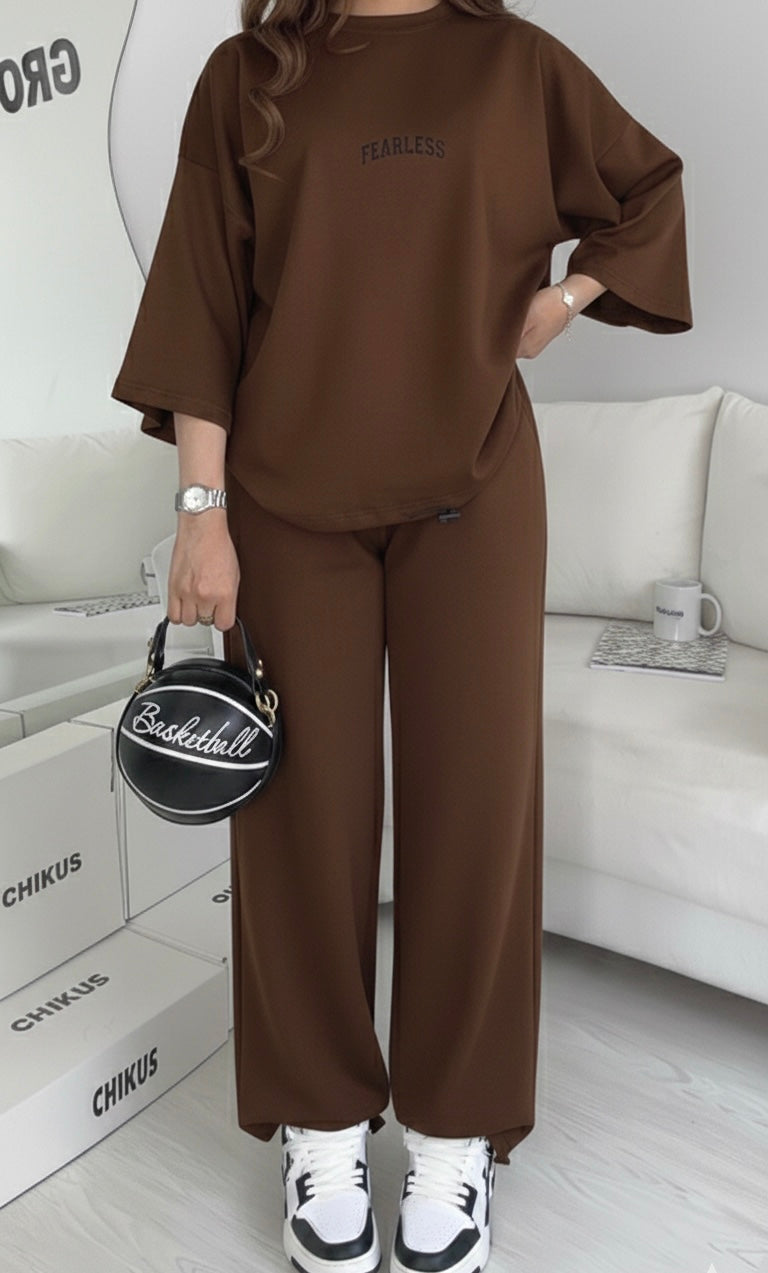 Chikus fearless Signature Drop-Shoulder Set